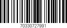 Código de barras (EAN, GTIN, SKU, ISBN): '70330727991'