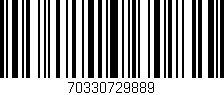 Código de barras (EAN, GTIN, SKU, ISBN): '70330729889'