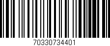 Código de barras (EAN, GTIN, SKU, ISBN): '70330734401'
