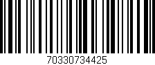 Código de barras (EAN, GTIN, SKU, ISBN): '70330734425'