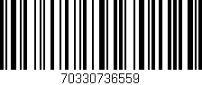 Código de barras (EAN, GTIN, SKU, ISBN): '70330736559'