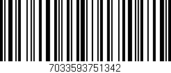 Código de barras (EAN, GTIN, SKU, ISBN): '7033593751342'