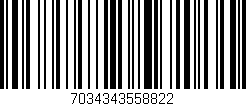 Código de barras (EAN, GTIN, SKU, ISBN): '7034343558822'