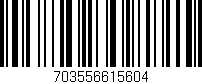 Código de barras (EAN, GTIN, SKU, ISBN): '703556615604'