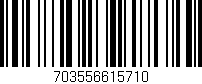Código de barras (EAN, GTIN, SKU, ISBN): '703556615710'