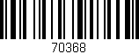 Código de barras (EAN, GTIN, SKU, ISBN): '70368'