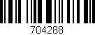 Código de barras (EAN, GTIN, SKU, ISBN): '704288'