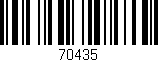 Código de barras (EAN, GTIN, SKU, ISBN): '70435'