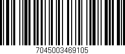 Código de barras (EAN, GTIN, SKU, ISBN): '7045003469105'