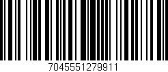 Código de barras (EAN, GTIN, SKU, ISBN): '7045551279911'