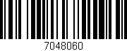 Código de barras (EAN, GTIN, SKU, ISBN): '7048060'