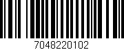 Código de barras (EAN, GTIN, SKU, ISBN): '7048220102'
