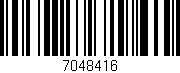 Código de barras (EAN, GTIN, SKU, ISBN): '7048416'