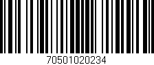 Código de barras (EAN, GTIN, SKU, ISBN): '70501020234'