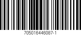 Código de barras (EAN, GTIN, SKU, ISBN): '705016446087-1'