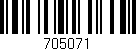 Código de barras (EAN, GTIN, SKU, ISBN): '705071'