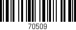 Código de barras (EAN, GTIN, SKU, ISBN): '70509'