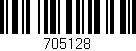 Código de barras (EAN, GTIN, SKU, ISBN): '705128'