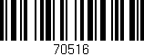 Código de barras (EAN, GTIN, SKU, ISBN): '70516'