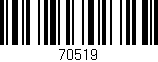Código de barras (EAN, GTIN, SKU, ISBN): '70519'