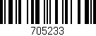 Código de barras (EAN, GTIN, SKU, ISBN): '705233'