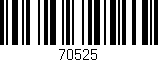 Código de barras (EAN, GTIN, SKU, ISBN): '70525'