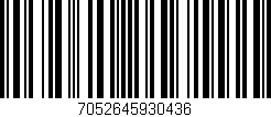 Código de barras (EAN, GTIN, SKU, ISBN): '7052645930436'