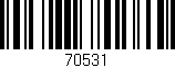 Código de barras (EAN, GTIN, SKU, ISBN): '70531'