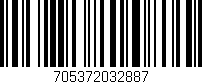 Código de barras (EAN, GTIN, SKU, ISBN): '705372032887'