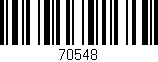 Código de barras (EAN, GTIN, SKU, ISBN): '70548'