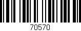Código de barras (EAN, GTIN, SKU, ISBN): '70570'