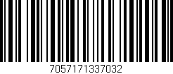 Código de barras (EAN, GTIN, SKU, ISBN): '7057171337032'