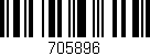 Código de barras (EAN, GTIN, SKU, ISBN): '705896'