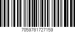 Código de barras (EAN, GTIN, SKU, ISBN): '7059781727159'