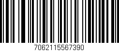 Código de barras (EAN, GTIN, SKU, ISBN): '7062115567390'