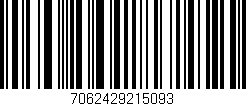 Código de barras (EAN, GTIN, SKU, ISBN): '7062429215093'