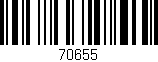 Código de barras (EAN, GTIN, SKU, ISBN): '70655'