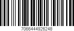 Código de barras (EAN, GTIN, SKU, ISBN): '7066444926248'