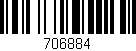 Código de barras (EAN, GTIN, SKU, ISBN): '706884'