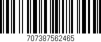 Código de barras (EAN, GTIN, SKU, ISBN): '707387562465'