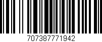 Código de barras (EAN, GTIN, SKU, ISBN): '707387771942'