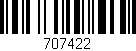 Código de barras (EAN, GTIN, SKU, ISBN): '707422'