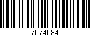 Código de barras (EAN, GTIN, SKU, ISBN): '7074684'