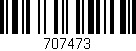 Código de barras (EAN, GTIN, SKU, ISBN): '707473'