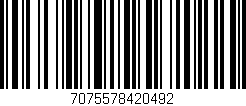 Código de barras (EAN, GTIN, SKU, ISBN): '7075578420492'