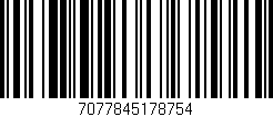 Código de barras (EAN, GTIN, SKU, ISBN): '7077845178754'