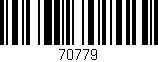 Código de barras (EAN, GTIN, SKU, ISBN): '70779'