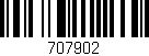 Código de barras (EAN, GTIN, SKU, ISBN): '707902'