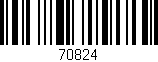 Código de barras (EAN, GTIN, SKU, ISBN): '70824'