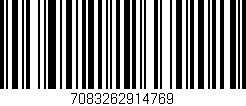 Código de barras (EAN, GTIN, SKU, ISBN): '7083262914769'